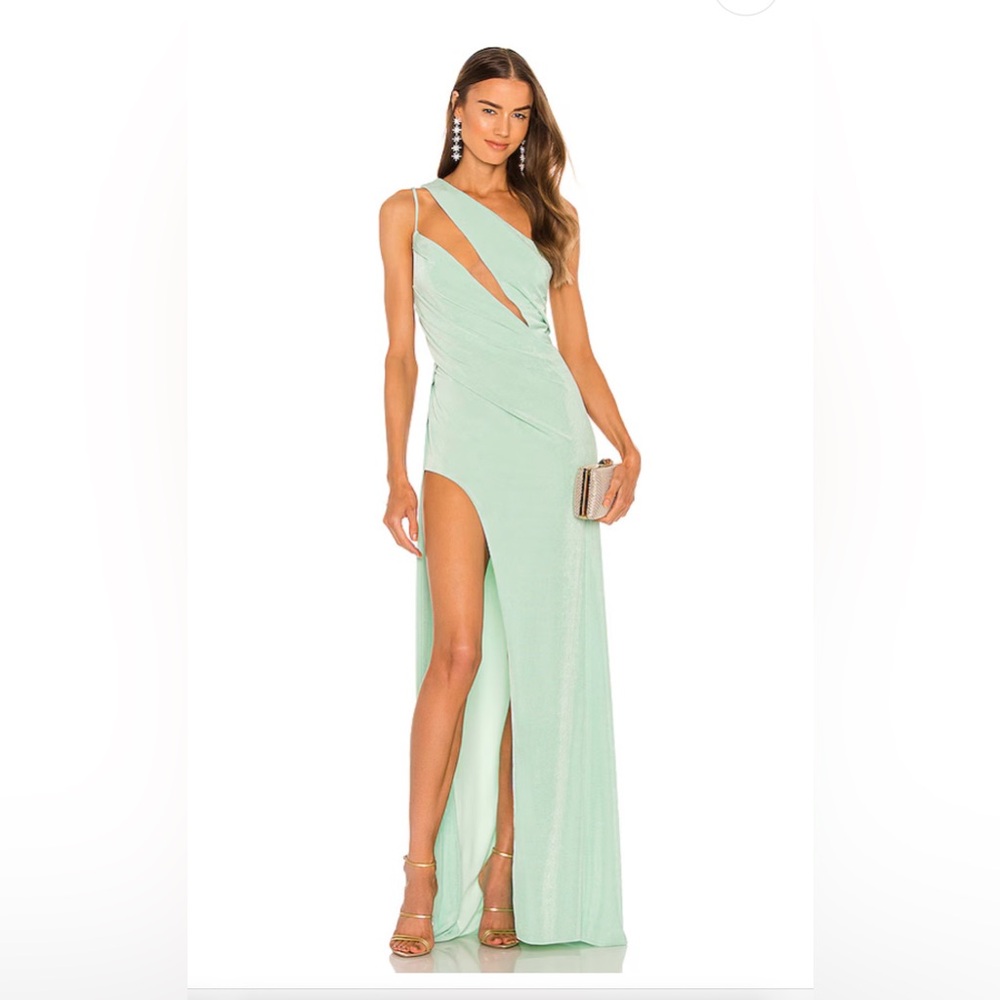 X REVOLVE A Cut Above Gown in Seagreen
Katie May